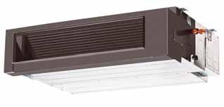 DUCT TYPE DUCT TYPE (CN) Inverter air conditioner, heat pump type, to be built-in the false ceiling, suitable where it is requested to hide completely the internal ventilating group Exchange