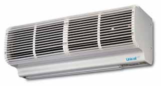 AIR CURTAIN AIR CURTAIN (BA TC) Barrier system to the warm or cool air, that, with an air stream, avoids the change of the room micro-climate, without the use of