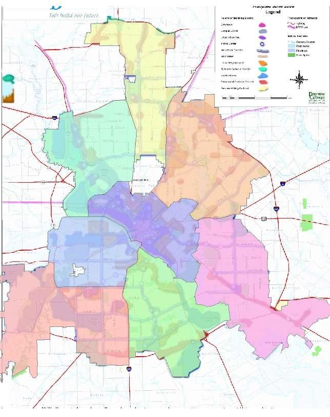Public Involvement Area-Based Approach Area-based public involvement: Central Dallas West Dallas North Oak Cliff Northeast Dallas