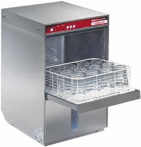 Integral double skin Pressed bottom Pressed runners AISI 304 steel spray arms and filters Rugged structure in AISI 304 stainless steel.