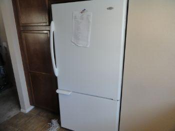 The refrigerator is not considered real property and was not included in this inspection. 1.