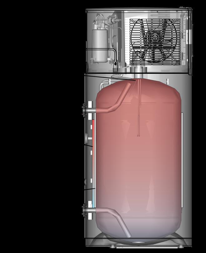 Accelera E Overview Tank-wrapped condenser gives maximum surface
