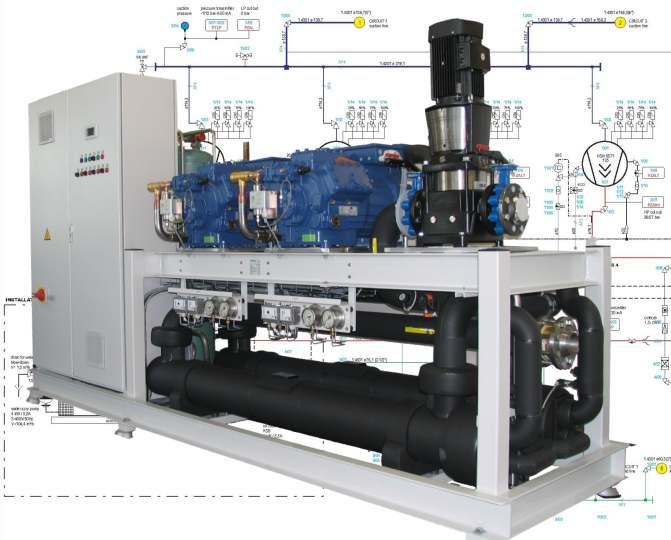 MARINE CHILLER with Reciprocating Compressors TECHNICAL DATA FOR VARIABLE SPEED DRIVE TYPE CHILLERS Model No. Nominal Capacity TR Annual Avg Power KWH Power Supply No.