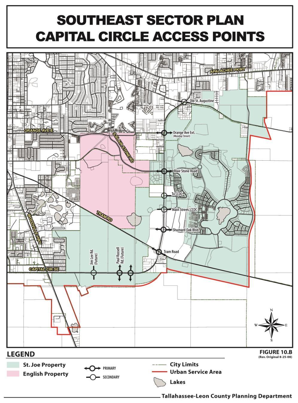 Map 8: Southeast Sector Plan, Capital Circle