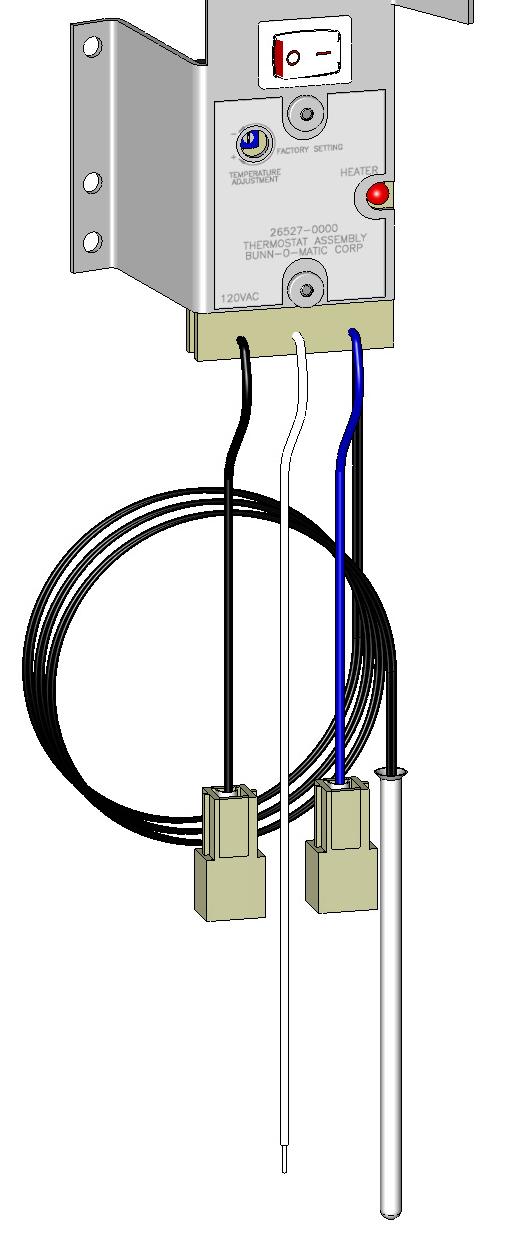 SERVICE (cont.) OPTIONAL ELECTRONIC (ERT): The ERT is located inside the trunk on the upper left side of the component bracket. Test Procedures: 1. Disconnect the brewer from the power source. 2.