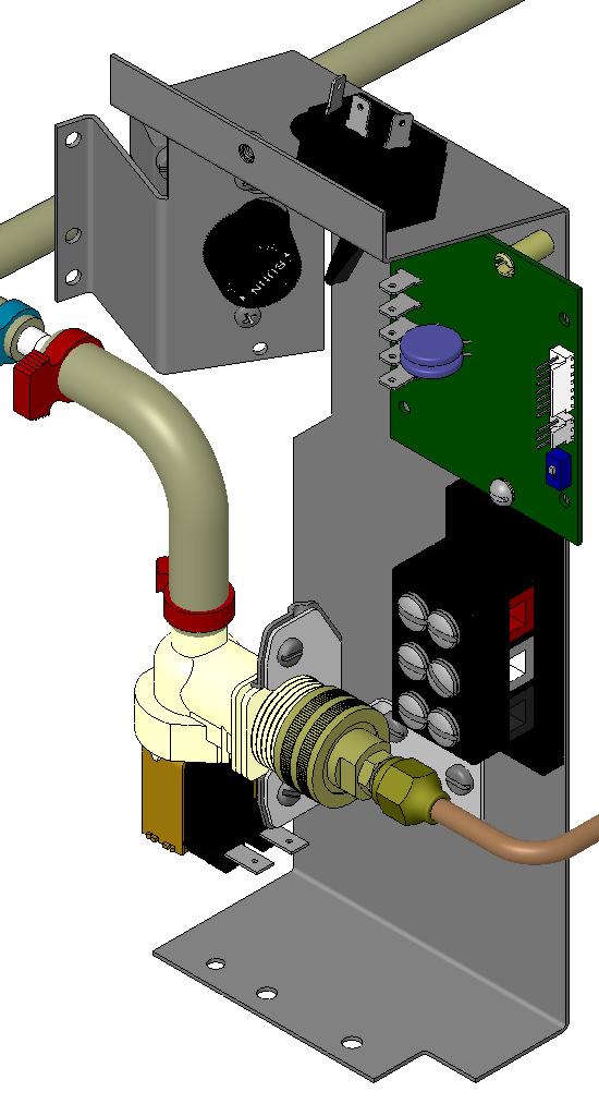 inspection for wear, and removal of waterborne particles. If the sound is not heard as described, replace the solenoid valve. EARLY MODELS LATE MODELS FIG.