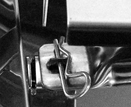 CAUTION: LOCK NUTS MUST BE INSTALLED WITH LOCKING INDENT MARKS SHOWING (see E). IMPROPER INSTALLATION WILL DAMAGE THE HINGE SCREW AND LOCK NUT.