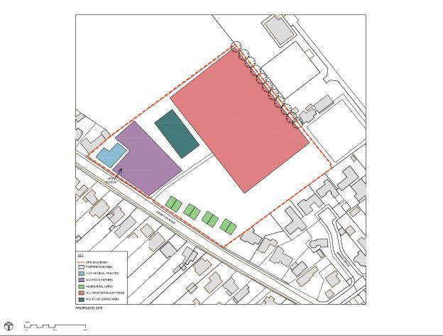 Policy GF/3: Allotments site (X1 in Figure 29) Support development some or all of the ~15,000+ m 2 site, if and when vacated, to provide: A: a mixed 10-20 unit housing development along Rampton Road,