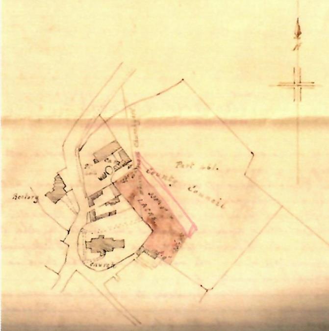extensions for the existing burials provision, and c) includes planting of several native tree species with the burial ground The site location adjacent to All Saints Church Part of the 1911 deed