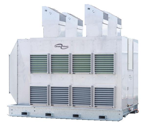 applications Up to 1,100 L/s (3,960 m³/h) supply air 24kw CW-80 COP of up to 14 140kw Up to 140 kw of cooling capacity in outside air pre-cooling applications Up to 6,400 L/s (23,040 m³/h) supply air