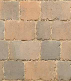 Kerbs, Charcoal applesby antique paviors colour options Burnt Ochre