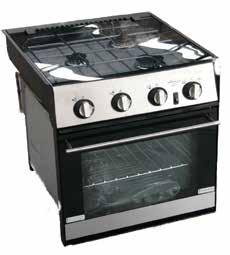 5 kg Oven Capacity 36 litres N/A Cut Out Dimensions Overall Dimensions Seamless Oven and Grill Multi Level Oven and Grill Shelf Points Flame Failure to all Burners 12 volt