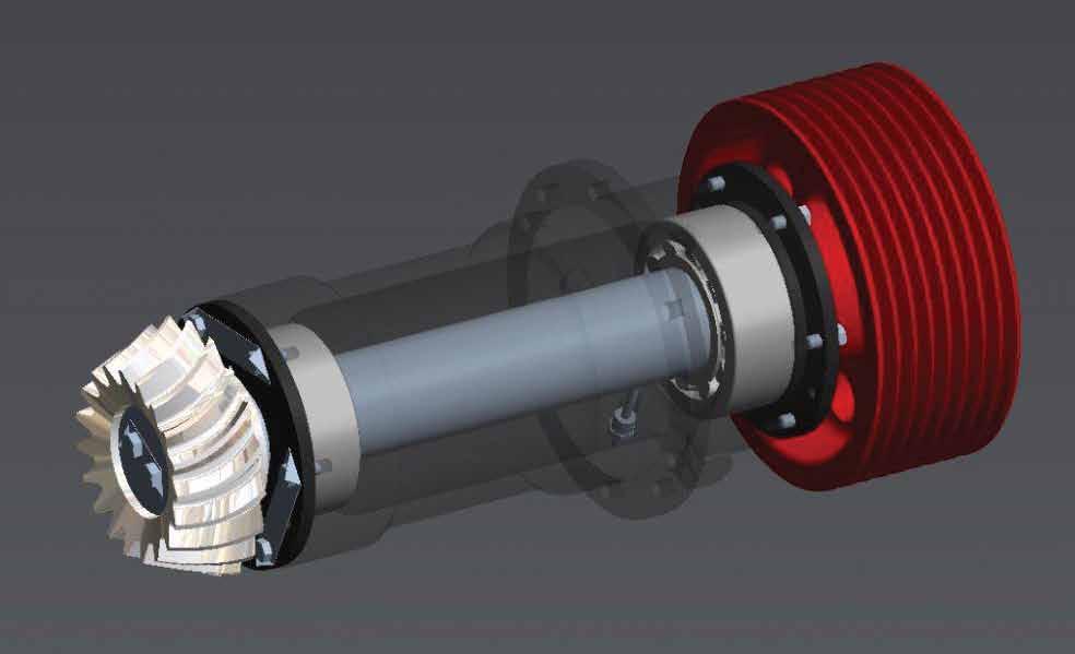 CYBAS-i Cone Features and Benefits: Mechanical Features: Drive System Hydraulic System Main Shaft Supporting Structure Spiral bevel helical gears are used for the eccentric gear and drive shaft