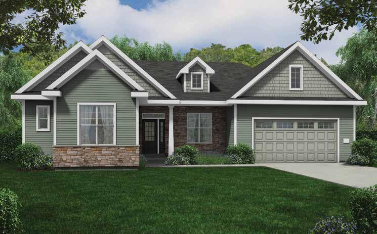 The Benedict 3 BEDROOMS 2.5 BATHROOMS 2,549 SQUARE FEET * COTTAGE *varies by elevation WE MAKE BUILDING EASY.