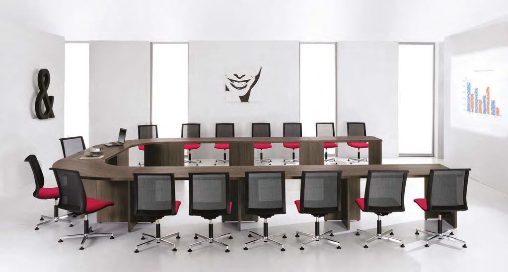 CONFERENCE & MEETING TABLES Spaces for team work, briefings and impromptu meetings allows staff to reach their full potential and to communicate successfully with their co-workers no doubt inspired