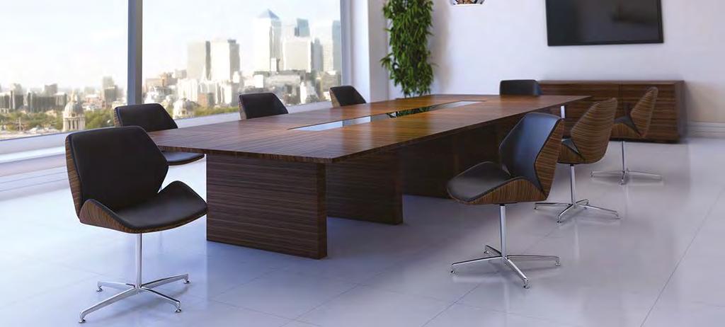 BOARDROOM TABLES From a traditional masterpiece to a minimal modern centre