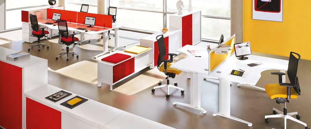 DESKING Contemporary Design CREATIVE & PRACTICAL DESKING The majority of work-space is still