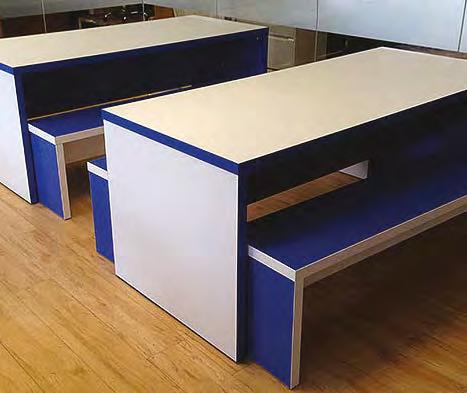benches, finished in a wide range of colours