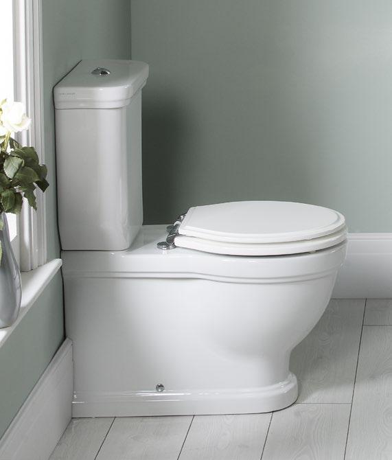 in cotton white 441 p57 3 WC pavilion close coupled WC with white