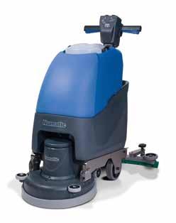 practical features Can be set to operate at either 55cm or 65cm scrubbing width In normal operation, the machine delivers a constant 40kg of