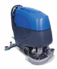 required 13155 Twintec TT4045 Scrubber Dryer Compact 40L capacity scrubber drier on a full stainless-steel chassis This battery-operated