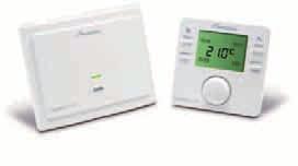 Comfort II RF twin channel programmer The Comfort II RF is the top of the range control with a plug-in RF receiver on the boiler and a wall-mounted programmer and room thermostat combined in one unit.