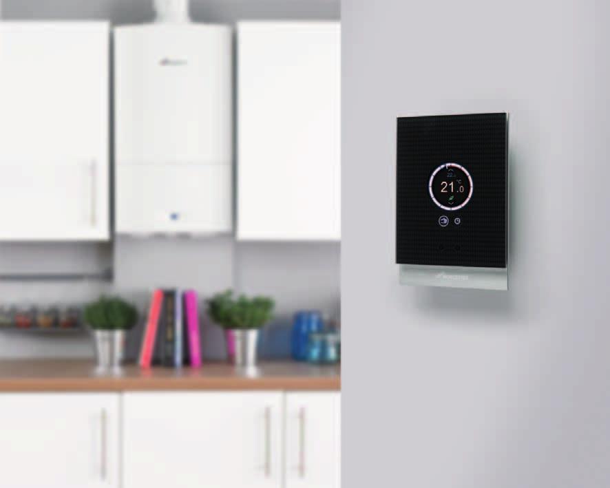 Wave smart control The Wave is a smart, internet-connected programmable control for central heating and hot water which can be operated using a smart device.