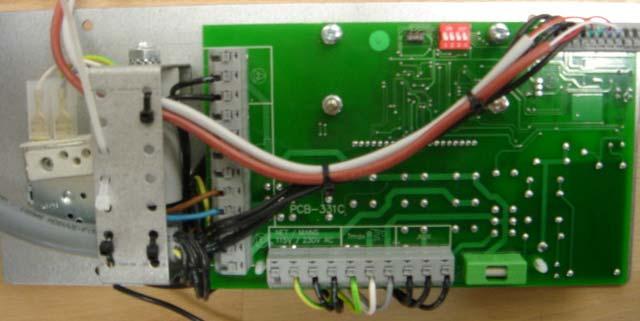 6.4.4 Control Panel Data and Drawings > Control Panel Page 66 B12 CAP1 X1 D1 X2 X3 F1 C1 Explanation for Control Panel B12-Overheat Aquastat/Circuit Breaker (Part #08007) CAP1-Capacitor for the Fan