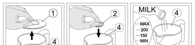 IMPORTANT When using the appliance, please prepare everything first (clean the pot, fit the blender, fill with beverage) before placing the pot on the base unit. Please keep the heating disc clean.
