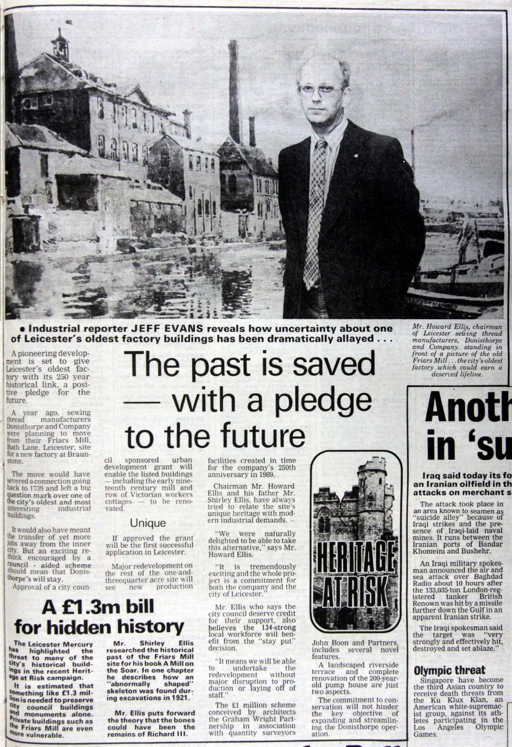 1984 Leicester Mercury article