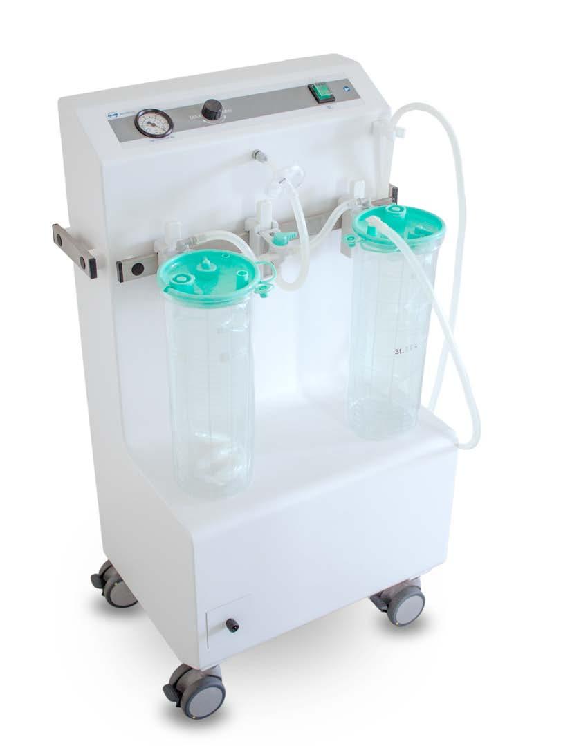 ATMOS Record 55 With its suction power and high maximum vacuum, the ATMOS Record 55 is the perfect choice for a wide variety of applications in the operating theatre whenever extremely quiet suction