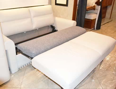 appearance) Reverse steps to store bed into sofa position.