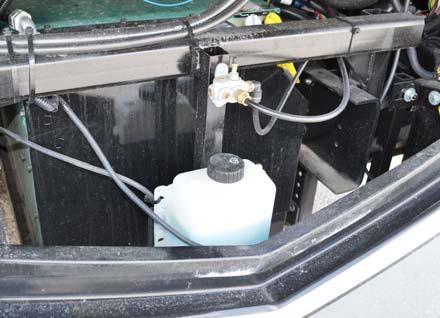 Windshield Washer Reservoir (Located behind front hood panel) -Typical installation shown TIRES Improper tire pressure can result in tire overloading and abnormal wear and also affects handling, ride