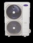 A ducted air conditioner consists of an indoor and outdoor unit.