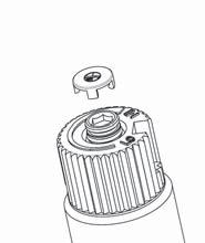 7) Turn control knob to the OFF position. 8) Remove the black protection cap by hand from the high-low knob (Fig.1). 12) Using the Allen wrench as shown in Fig.