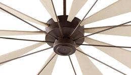 AVAILABLE FINISHES 69210-86 Oiled Bronze Khaki Canvas Blades 69210-69 Noir White Canvas Blades 69210-65 Satin Nickel Gray Canvas Blades HEIGHT CHART FAN HEIGHT Using 10" Downrod Distance of 21.
