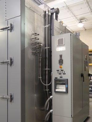 These walk-in ovens are typically used for aging, curing, bonding, annealing, drying, baking and heat treating.