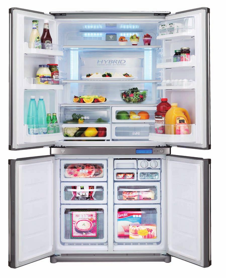 Premium French Door Range The perfect refrigerator showcasing premium features and styling.