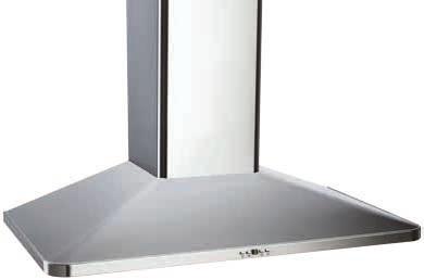 Indoor Wall Canopies WM2190-6S, WM2190S WM3150-6S, WM3150S A softer, square-line wall mounted rangehood with subtle European styling.