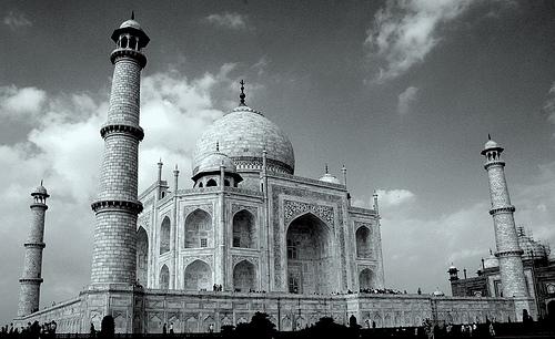 17th century 10- Taj Mahal Taj Mahal full view Agra, India, Asia Islamic architecture,