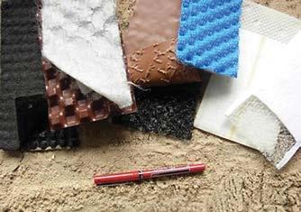 GCLs are an example of a geocomposite as are geonets covered with geotextile. Applications are numerous and constantly growing and cover the range of functions for geosynthetics.