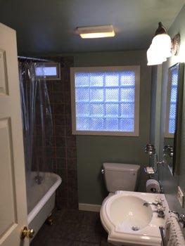 1. Room Hall Bathroom1 Ceiling and walls are in good condition overall.