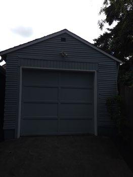 1. Condition Garage Wood frame walls appeared in good condition overall.
