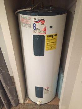 Water Heater Condition Heater Type: Electric water heater.