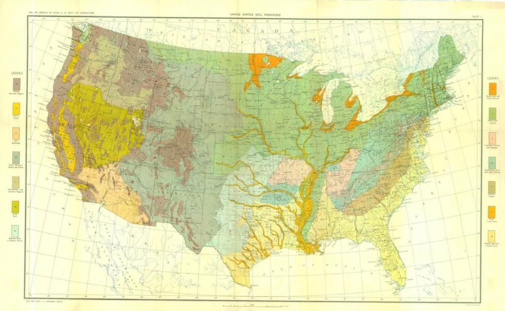 1909 First National Soils Map Soil