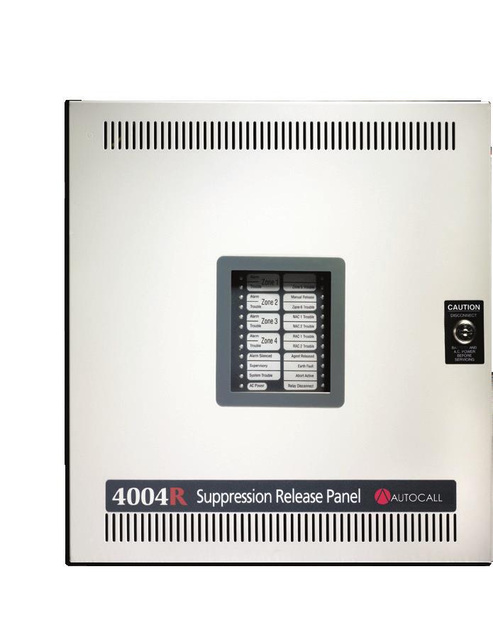 The Autocall 4006 is a conventional control panel that s ideal for facilities that require five to ten initiating device circuits and four appliance circuits.