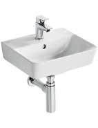 97 bottle trap For use with 500mm vanity unit E0817. 380 540 Concept Air Cube semi-countertop basin 50cm Model Ref.