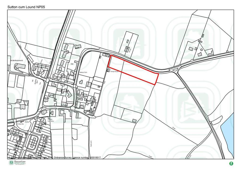 Sutton cum Lound Neighbourhood Plan 2016-2031 Site 5 (NP Community Identified) Land south of Lound Low Road, Sutton Site details Current use: Unused Agricultural land and a pump house Previous use: