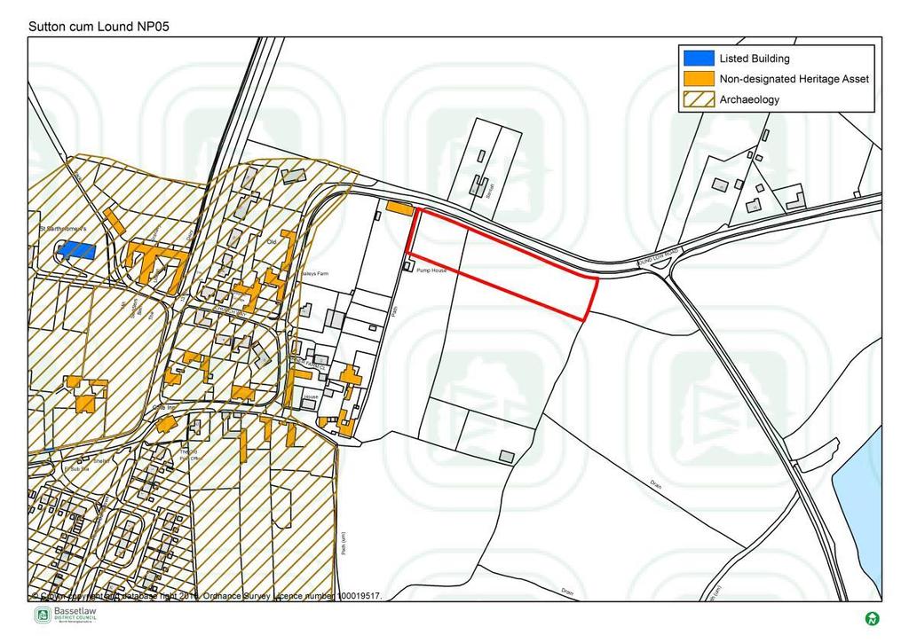 Sutton cum Lound Neighbourhood Plan 2016-2031 Site constraints These are the relevant designations/constraints that may affect the suitability of the site Listed Building: There are no Listed