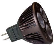 LMR16-LED-4W-NS Narrow Spot, 15 degree LMR16-LED-6W-F 6 watt MR16, 400 lumens Flood, 45 degree (50 watt MR16 equivalent) LMR16-LED-5W-F 6 7